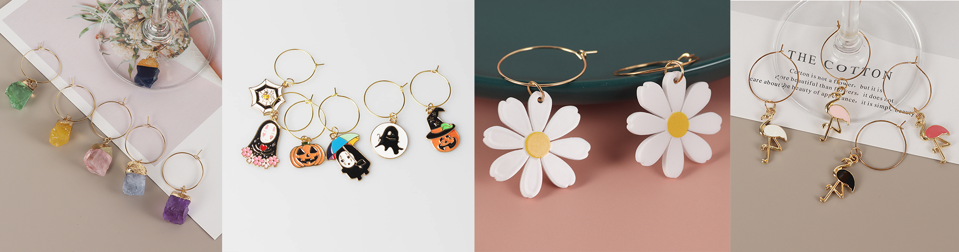 Cute Wine Glass Charm