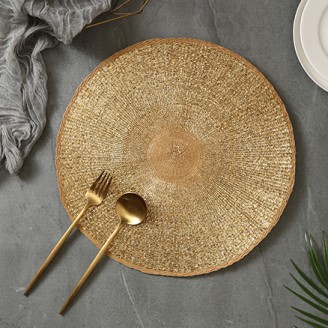 Braided Round Placemats for Kitchen Dining Table