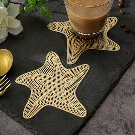 Cute Starfish Beverage Coaster