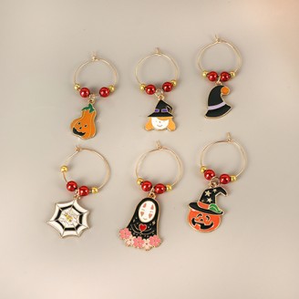 Lovely Wine Glass Markers for Halloween 