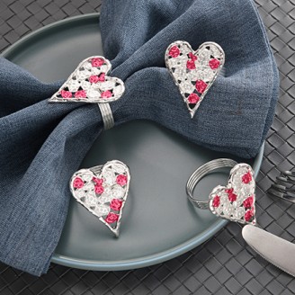Valentine's Day Heart Napkin Ring