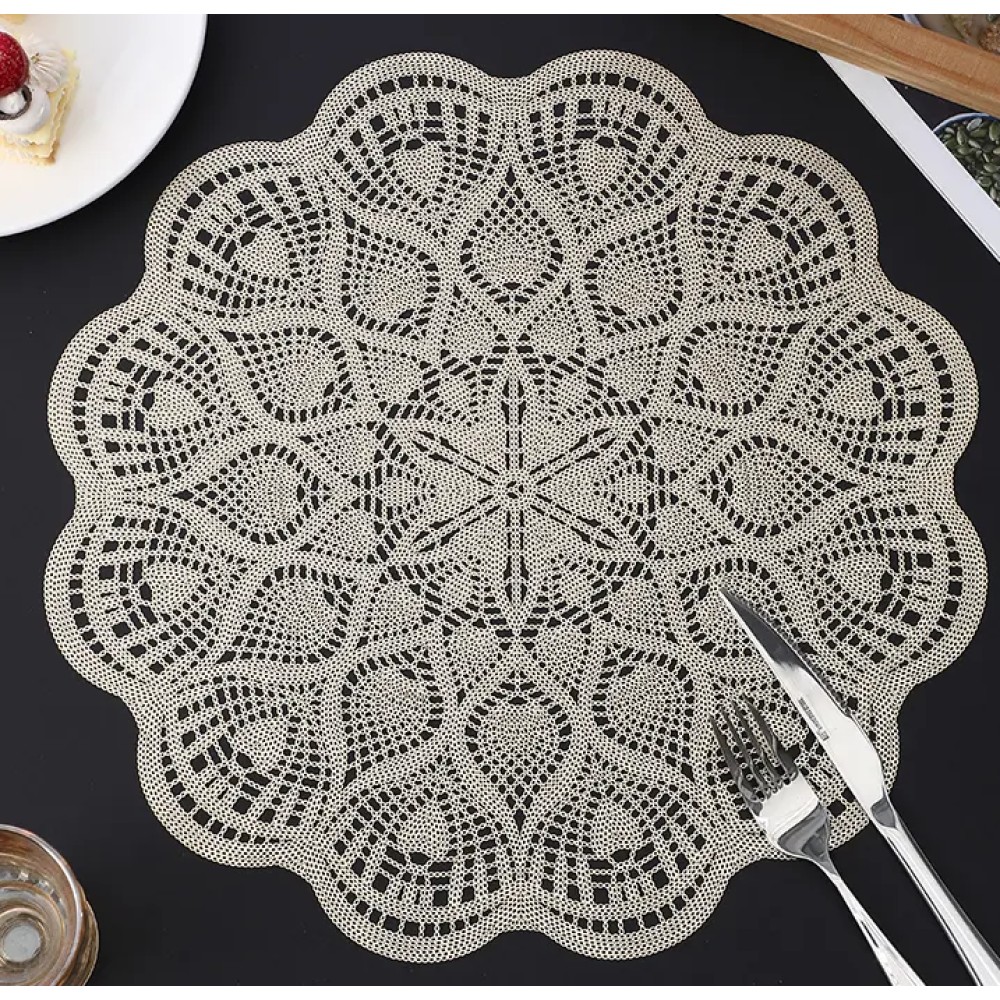 Embroidery Pattern PVC Placemat