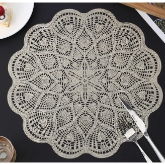 Embroidery Pattern PVC Placemat