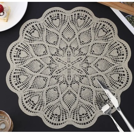 Embroidery Pattern PVC Placemat