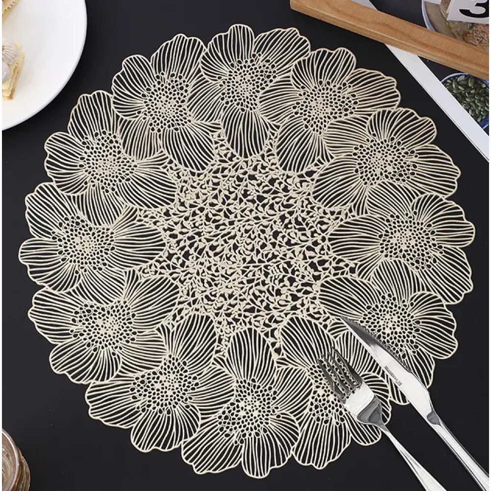 Elegant Butterfly Flower Placemat