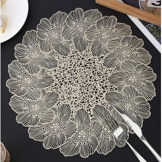 Elegant Butterfly Flower Placemat