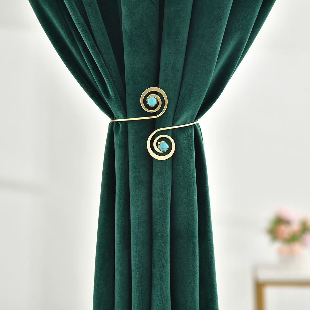 Graceful Metal Decorative Curtain Holdbacks
