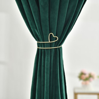 Simple Heart Shape Curtain Tiebacks Buckle 