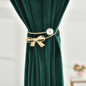 Radiant Bow Shape Curtain Holdback Decor