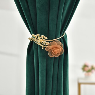 Stunning Handmade Flower Curtain Buckle Clips