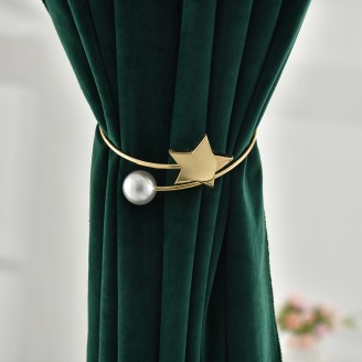 Star and  Pearl Design Decorative Tie Backs 