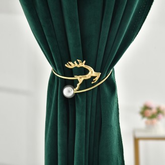 The Running Elk Design Curtain Tieback