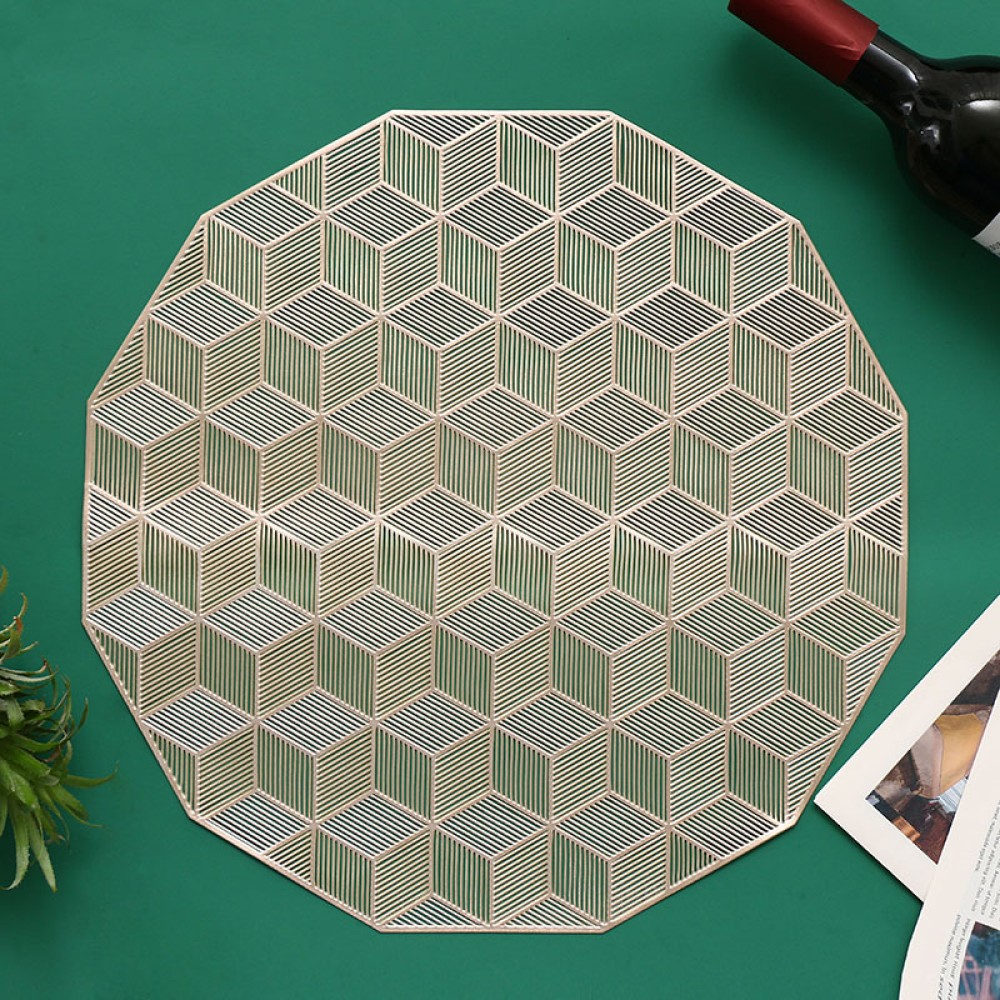 Solid Geometry Shape Placemat