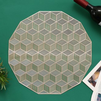 Solid Geometry Shape Placemat