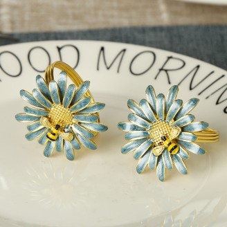 Daisy and Bee Design Napkin Ring