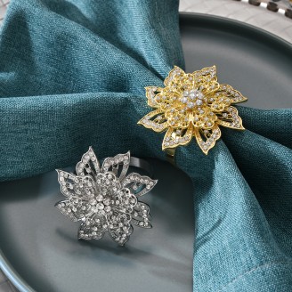 Wedding Party Luxury Rhinestone Napkin Rings
