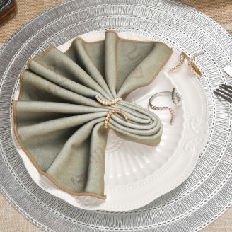 Unique Curved Shape Napkin Ring