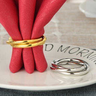 Creative Metal  Cross Napkin Ring 
