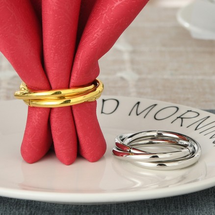 Creative Metal  Cross Napkin Ring 