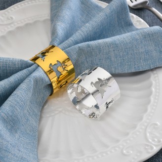Christmas Elk Iron Napkin Ring