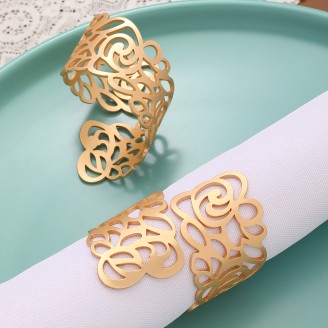 Unique Hollow Pattern Napkin Ring
