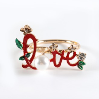 Love Shape Christmas Napkin Ring