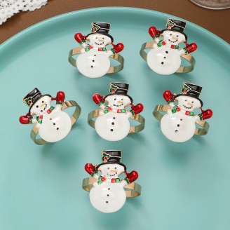 Cute Snowman Napkin Ring