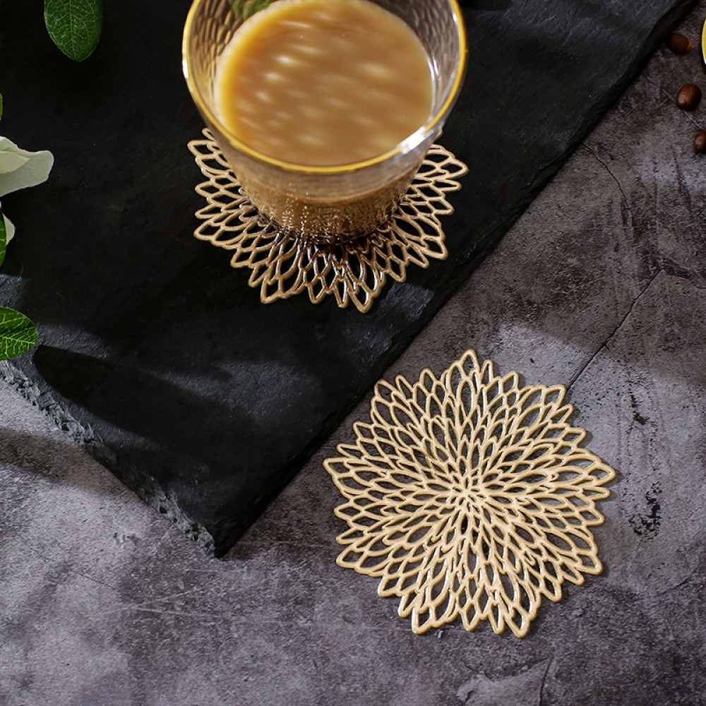 PVC Drink Coasters Beverage Coaster for Tabletop Protection
