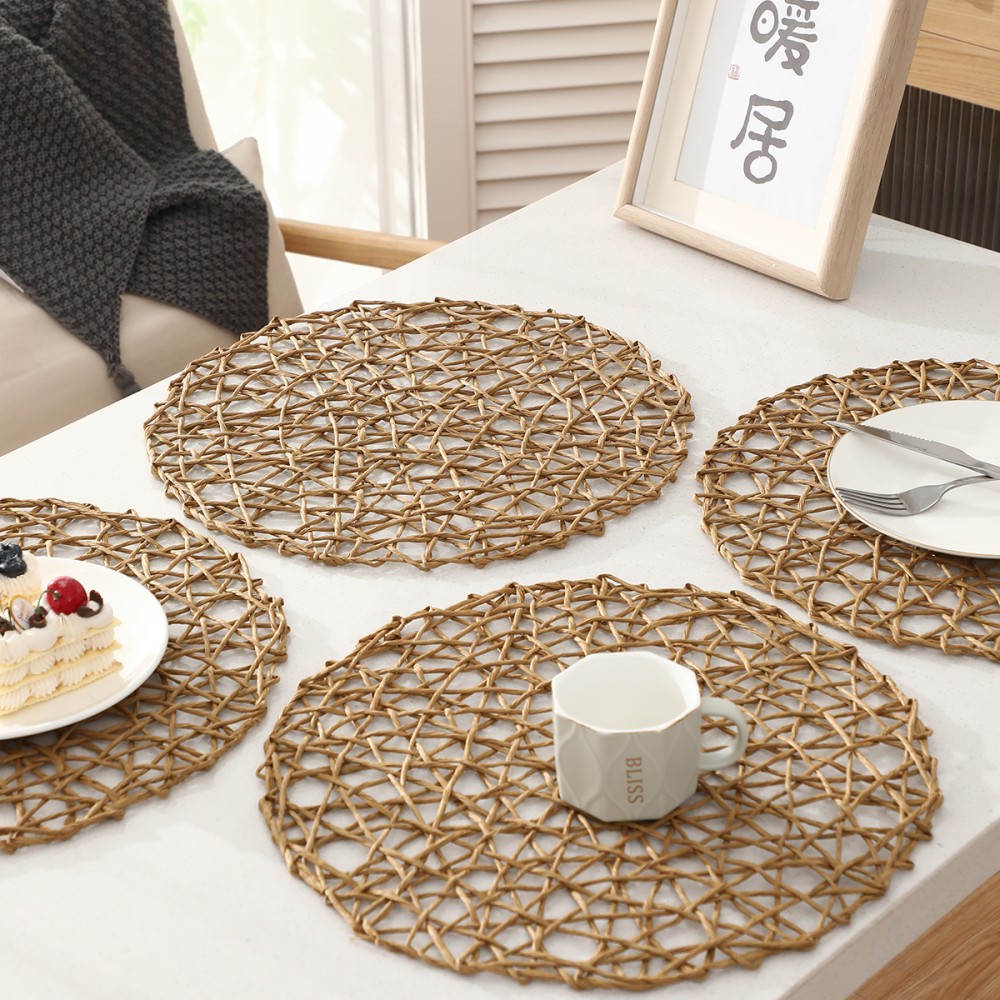 Handmade Braided Placemat for Table Decor