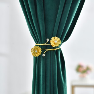 Flowers Shape Curtain Tieback Decor