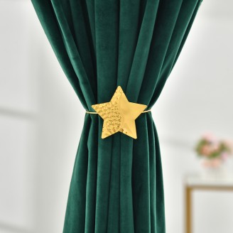 Gold Star Curtain Tieback