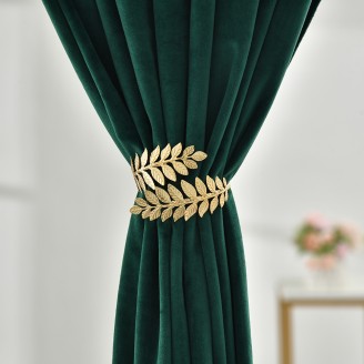 Leaf Shape Metal Curtain Tieback