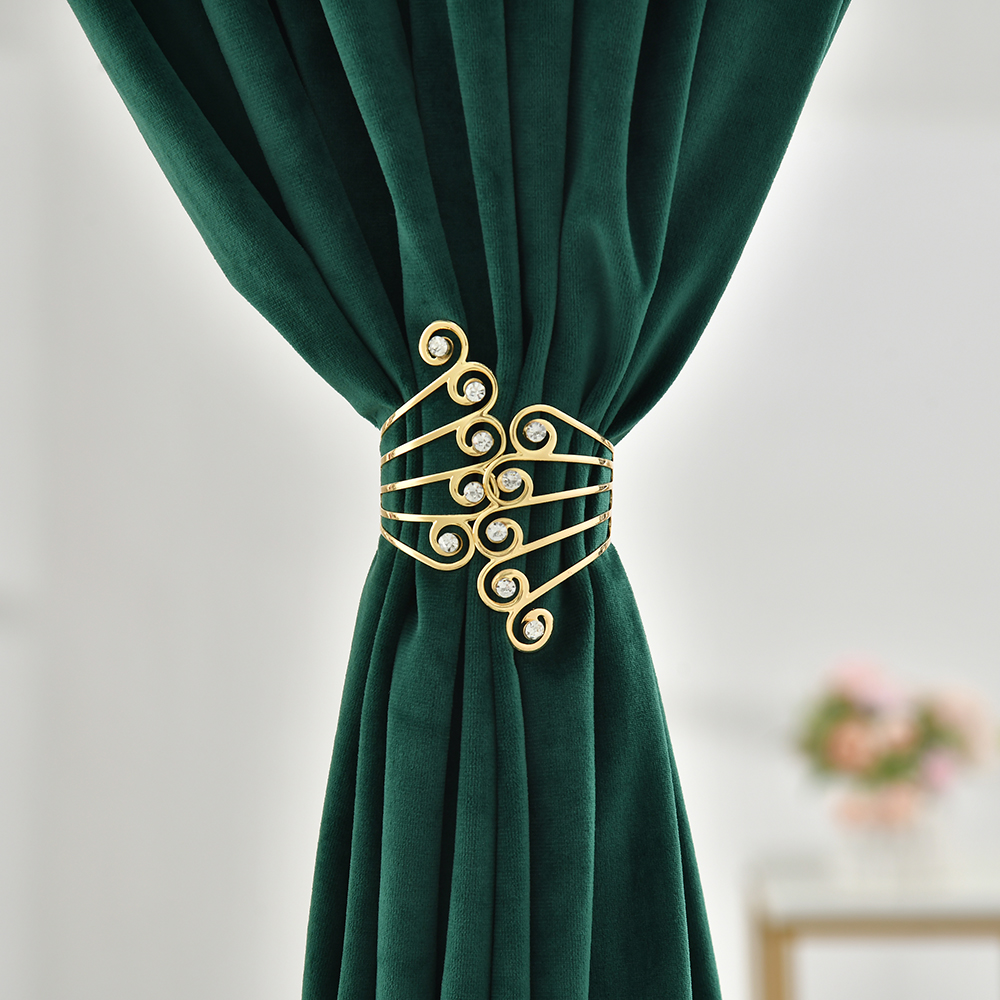 Rhinestone Wings Shape Curtain Tieback