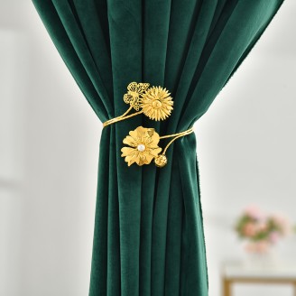 Exquisite Flowers and Butterfly Curtain Tieback