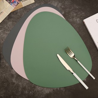 Lovely "Egg" Shape durable placemat