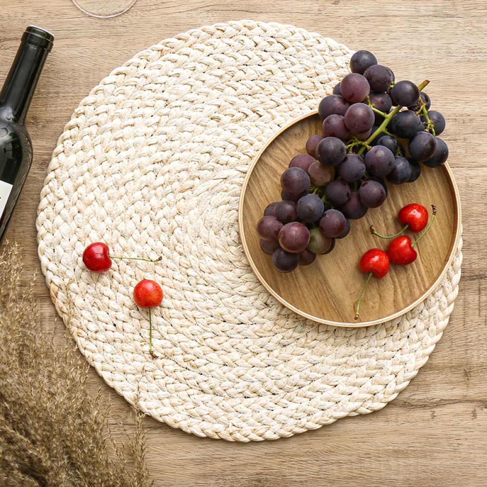 Natural Material Braided Placemat