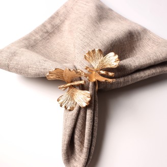 Matt Gold Butterfly Napkin Ring