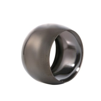 Classic Matte Black Metal Napkin Ring 