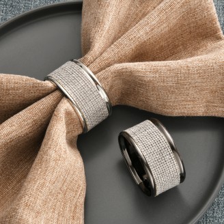 Unique Woven Metal Napkin Rings