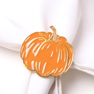 Vivid Pumpkin Napkin Ring