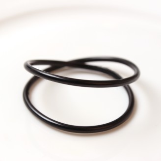 Metal Volute Shape Napkin Ring