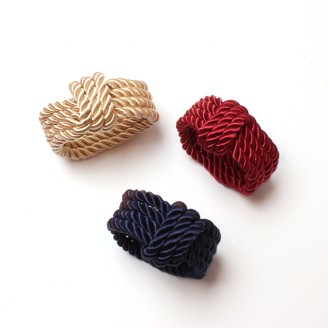 Country Style Braided Rope Napkin Ring