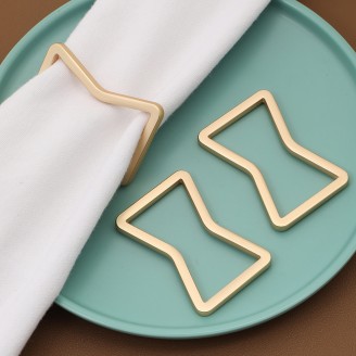 Metal Napkin Ring Cute Napkin Rings Buckles for Table Decorations