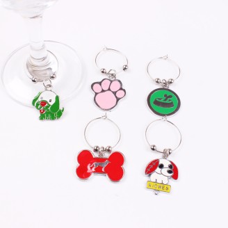 Creative Pet Wine Glass Charms