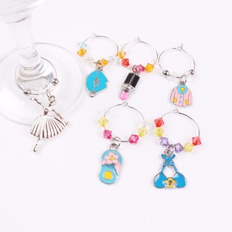 Creative Girl's Favorites Wine Glass Charms