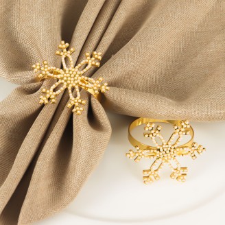 Snowflake Napkin Ring Cute Napkin Rings Buckles for Table Decorations