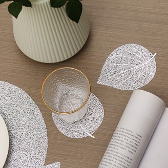 Elegant Leaf Coaster