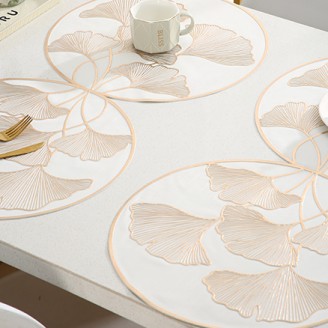 Ginkgo Leaf Pattern Waterproof Placemat