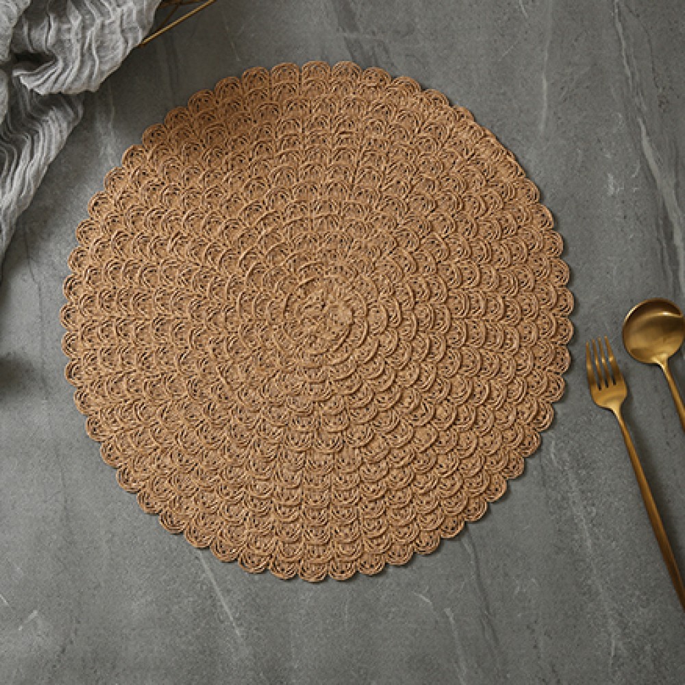 Braided Petal Shape Placemat