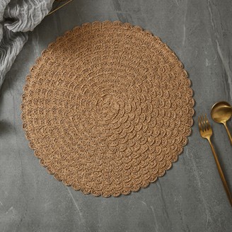 Braided Petal Shape Placemat